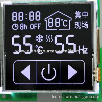VA transmissive custom LCM, with capacitive touch panel